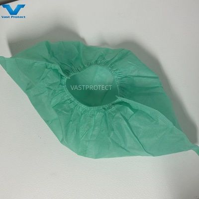 Grammi 2-30g Elastico Industrial OEM Disposable PP Durable Green Shoe Cover Stile Elastico