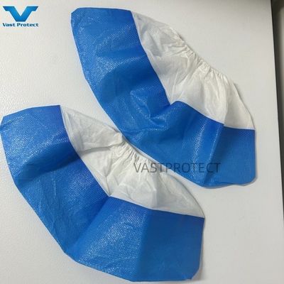 PP CPE Antislip Blu Bianco Elastico VPT-Shoe Cover per la Protezione Protezione monouso