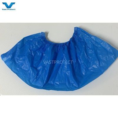 Copertina per scarpe da lavanderia blu monouso elastico 2-30g