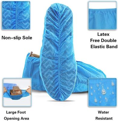 Copertura per scarpe monouso impermeabile certificata CE resistente allo scivolamento 2-30g
