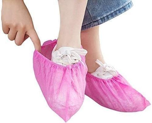 18*41cm Stile elastico Copertina per scarpe monouso non tessuta in PP/PE/CPE per forniture dentali