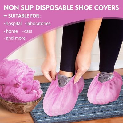 18*41cm Stile elastico Copertina per scarpe monouso non tessuta in PP/PE/CPE per forniture dentali