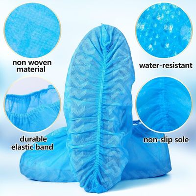 18*41cm Stile elastico Copertina per scarpe monouso non tessuta in PP/PE/CPE per forniture dentali