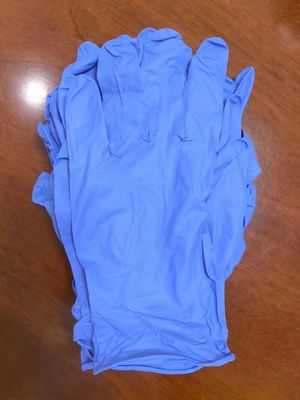 100% puro nitrile blu nero guanti esami usa e getta senza polvere per la pulizia domestica