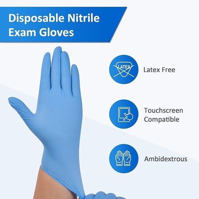 Guanti nitrile polifunzionali con materiale e offerta di design in polvere