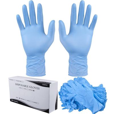 Guanti nitrile polifunzionali con materiale e offerta di design in polvere
