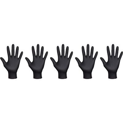 9 Guanti di esame in nitrile di lunghezza media S M L XL per la pulizia e la sicurezza industriale