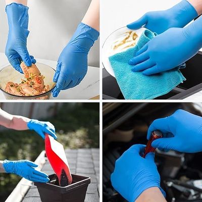 Tempo di consegna 20 giorni 5 ml 6 ml guanti nitrile usa e getta per cucina meccanica