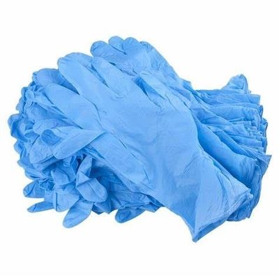 Guanti per l'esame del nitrile senza polvere con stampa del logo e certificazione FDA