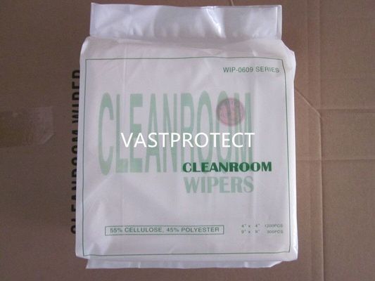 Clean-Room 60GSM 55% Pulpa di legno 45% Poliester asciugamani di carta per aree esplosive combustibili