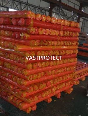 Doppia faccia Arancione PE Poly Tarps Roll con Core di carta e personalizzazione resa facile