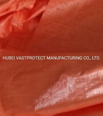Doppia faccia Arancione PE Poly Tarps Roll con Core di carta e personalizzazione resa facile